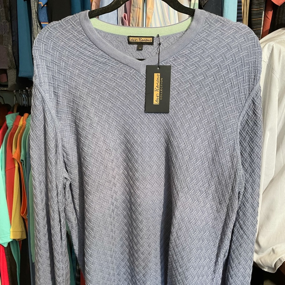 (New) Men's Sweater / Designer V-Neck /Patterned